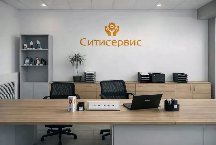 Стойка приёма: мастер-приёмщик садится за стол